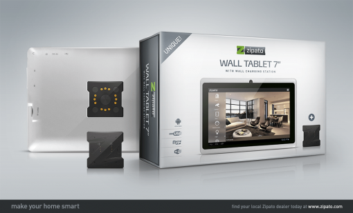 Zipato Wall Tablet Holder Box Mockup New UI 01 2