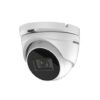 White dome security camera with lens