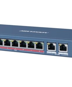 Eight-port network switch with uplink capability