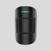 Black motion sensor with green indicator light